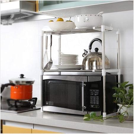 Multifunctional Microwave Oven Rack رف متعدد الوظائ