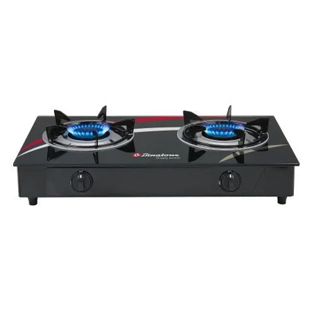 Binatone Standard Table Top Glass Finish Gas Cooker GGC-002