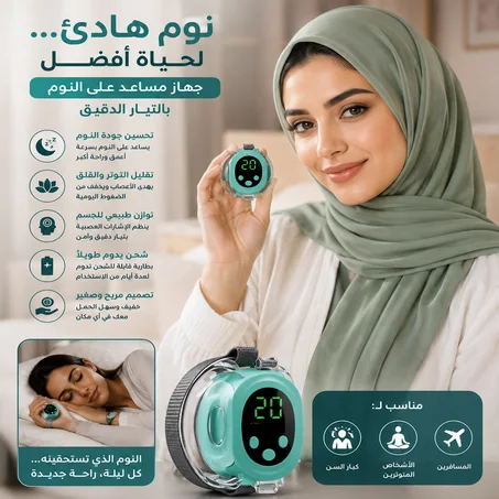 مساعد النوم بالتيار الدقيق