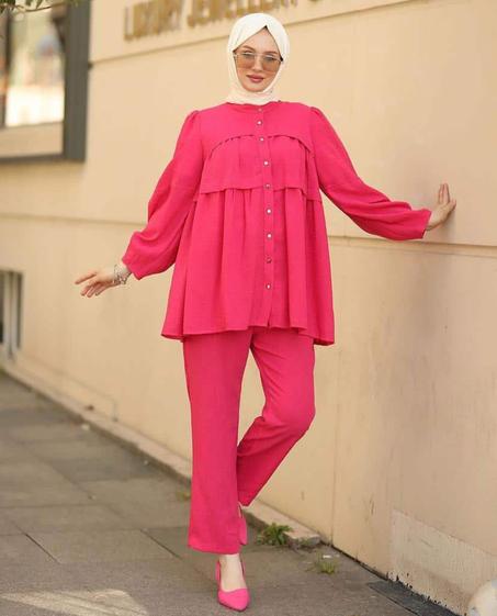 انصومبل أنيق صيفي توب كريب ممتاز