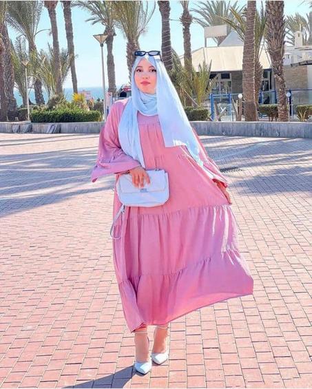 كسوة صيفية انيقة ثوب كريب بارد جودة ممتازة