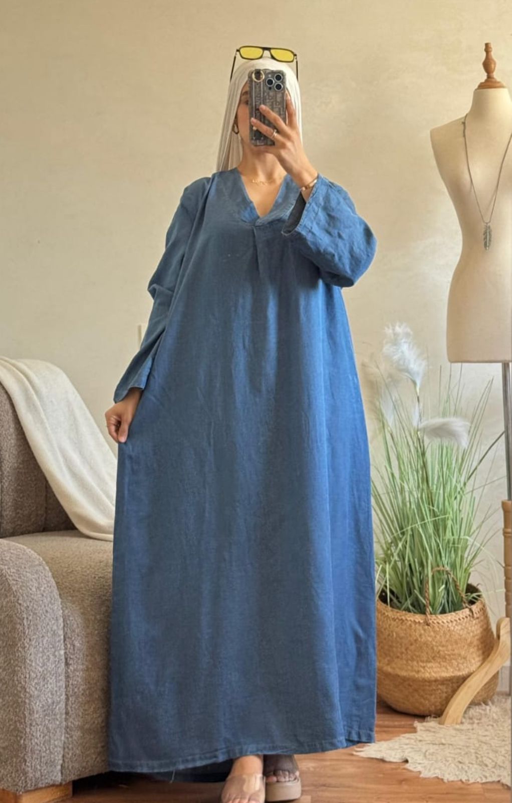 Robe jeans