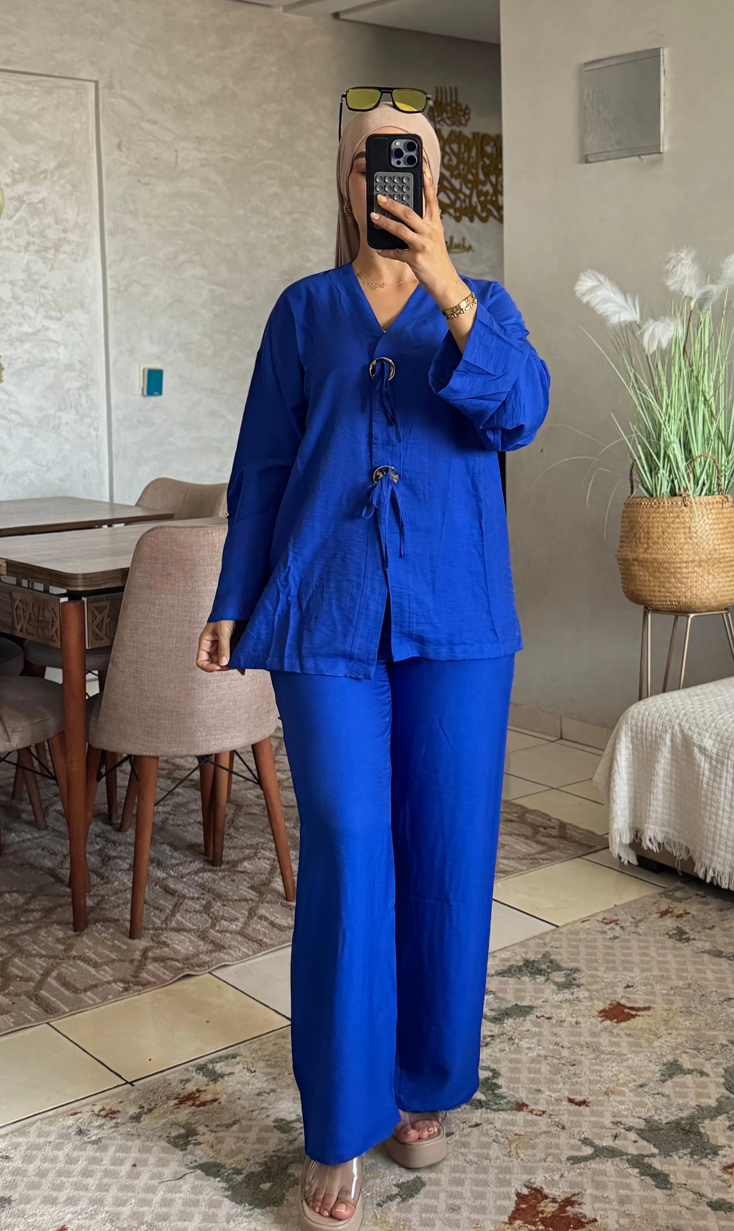 Ensemble Tendance avec Finitions Nouées