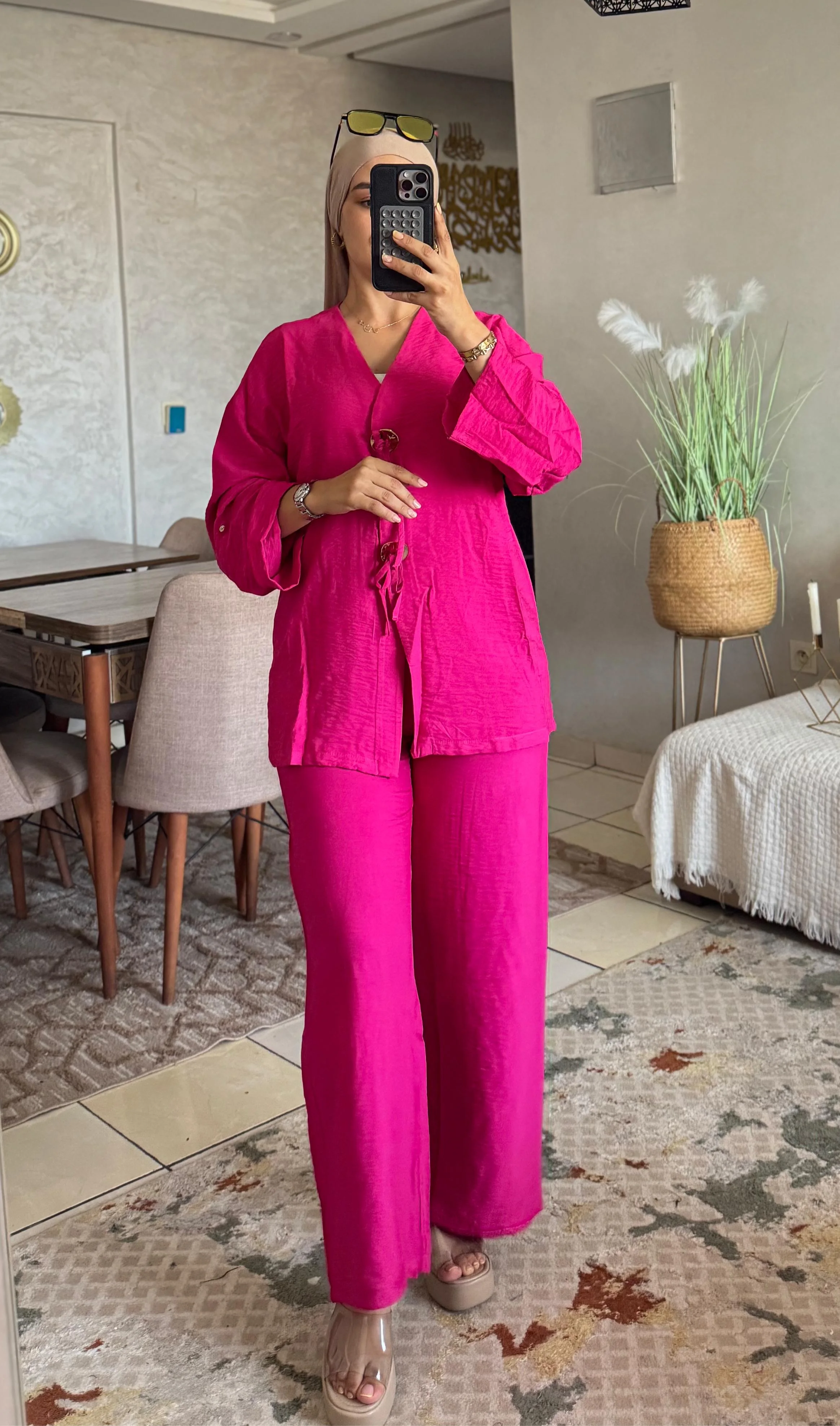 Ensemble Tendance avec Finitions Nouées