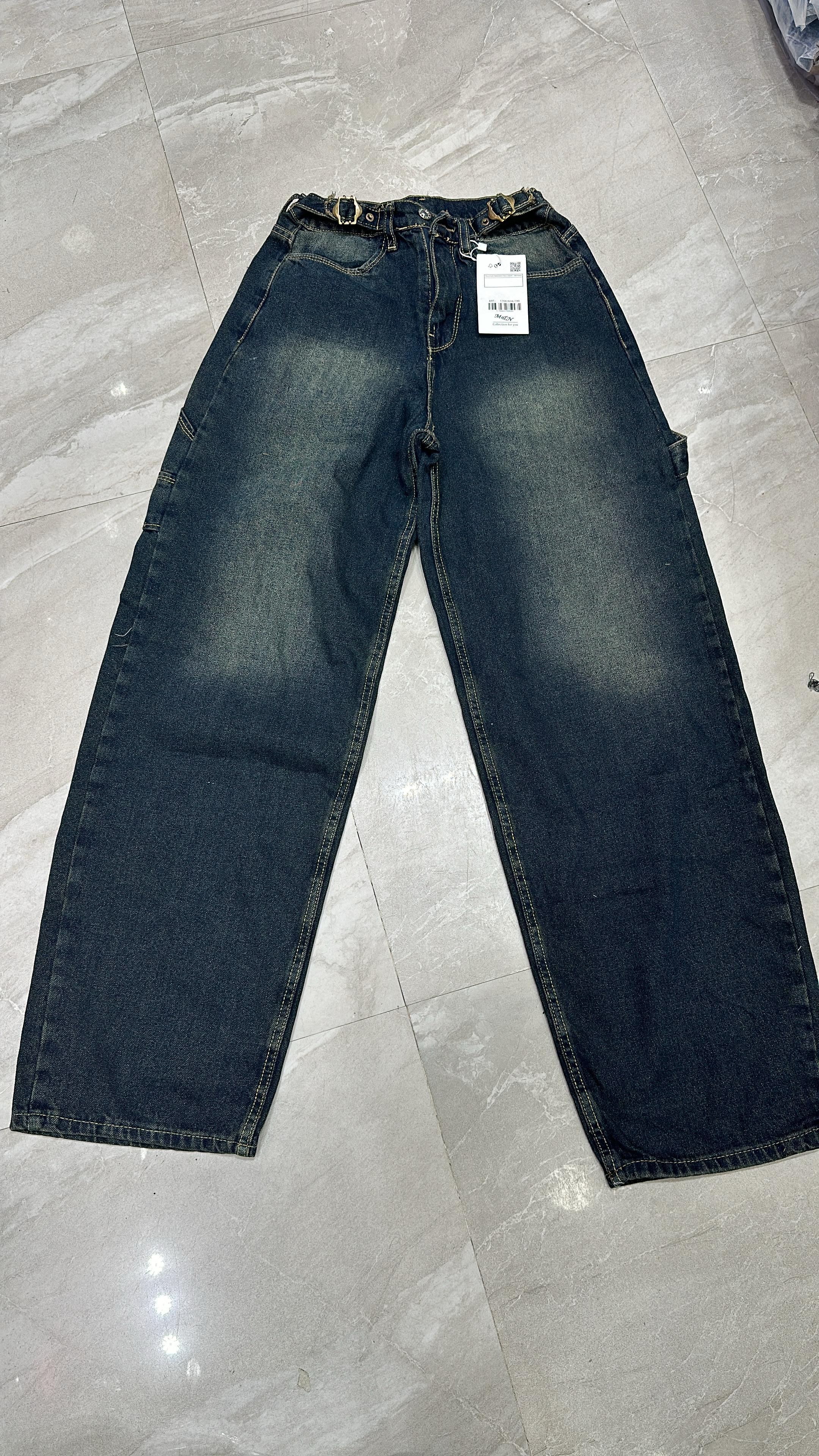 Jeans Cargo Noir
