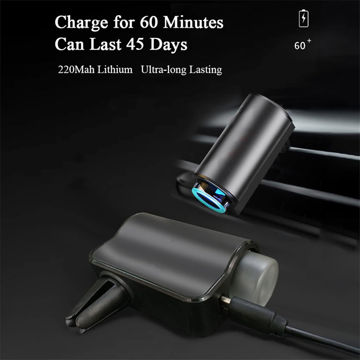 Diffuseur d'air électrique intelligent pour voiture, humidificateur d'arôme, huile d'aromathérapie, désodorisant de voiture, parfum