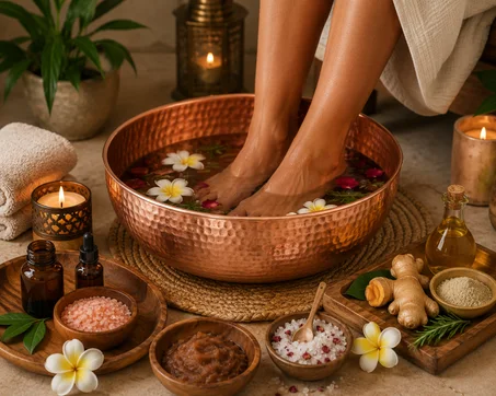 Copper Spa Bowls
