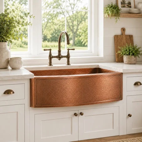 Copper Kitchen Sinks