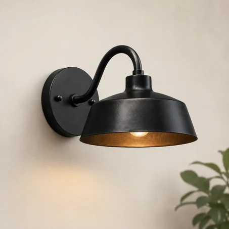 Handmade Black Patina Copper Wall Light – Hammered Copper Wall Sconce – Moroccan Wall Lamp