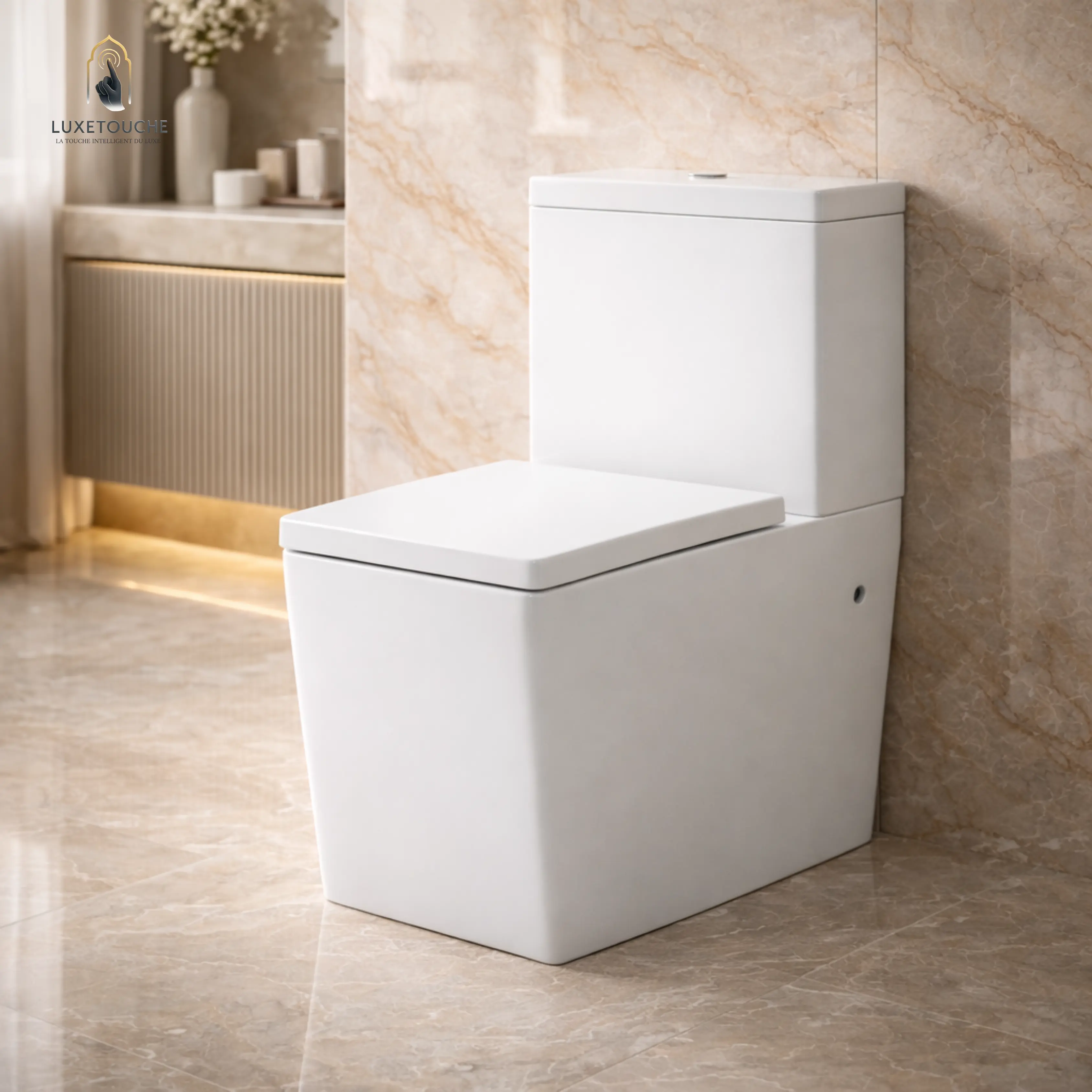 WC SORRENTO Carré  – Design  Moderne & Élégance Intemporelle