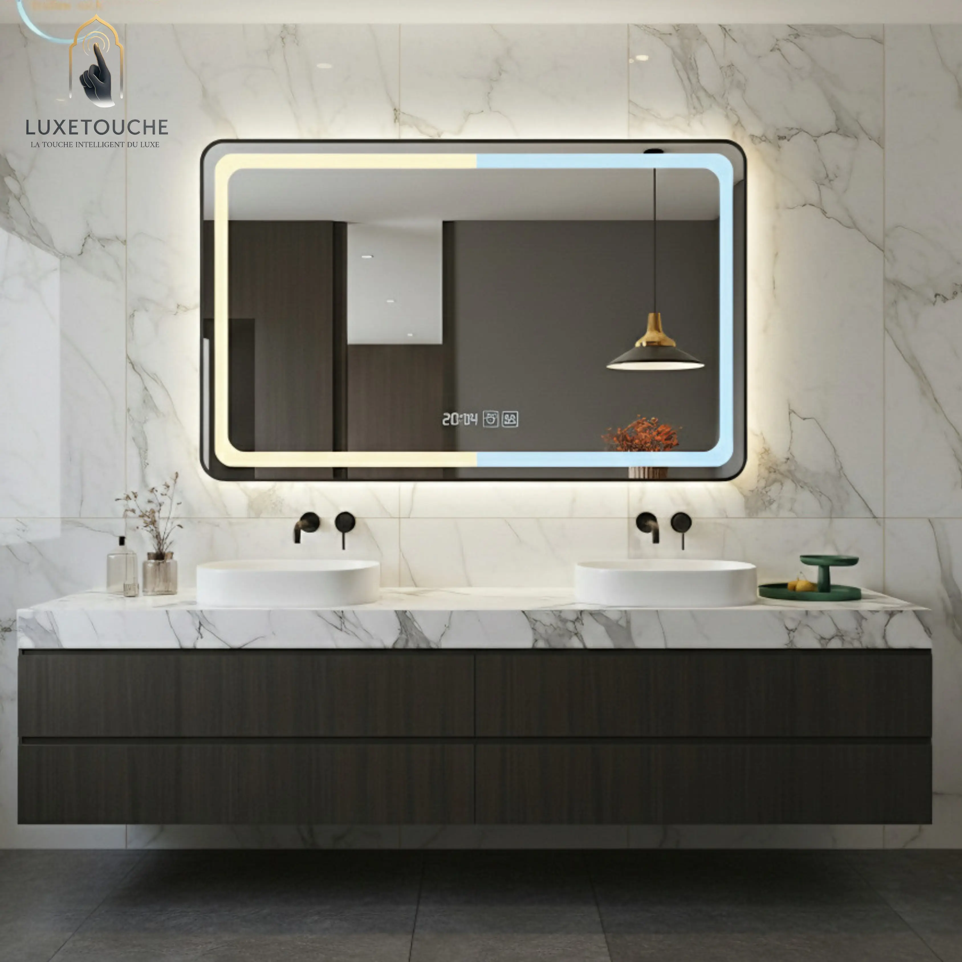 Miroir LED Sorrento Horizontal – Design Italien Moderne ✨