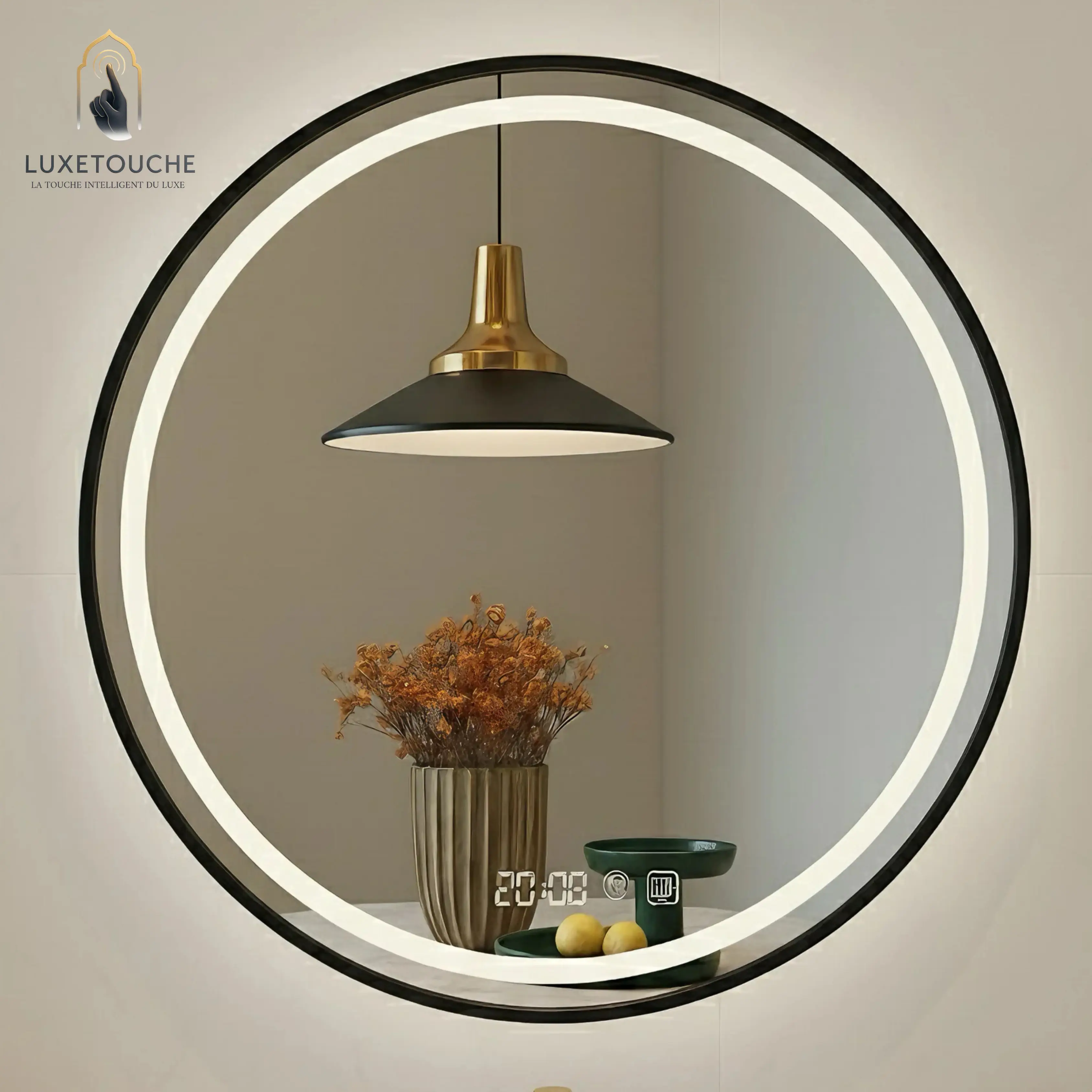 Miroir LED Sorrento Ronde– Design Italien Moderne ✨