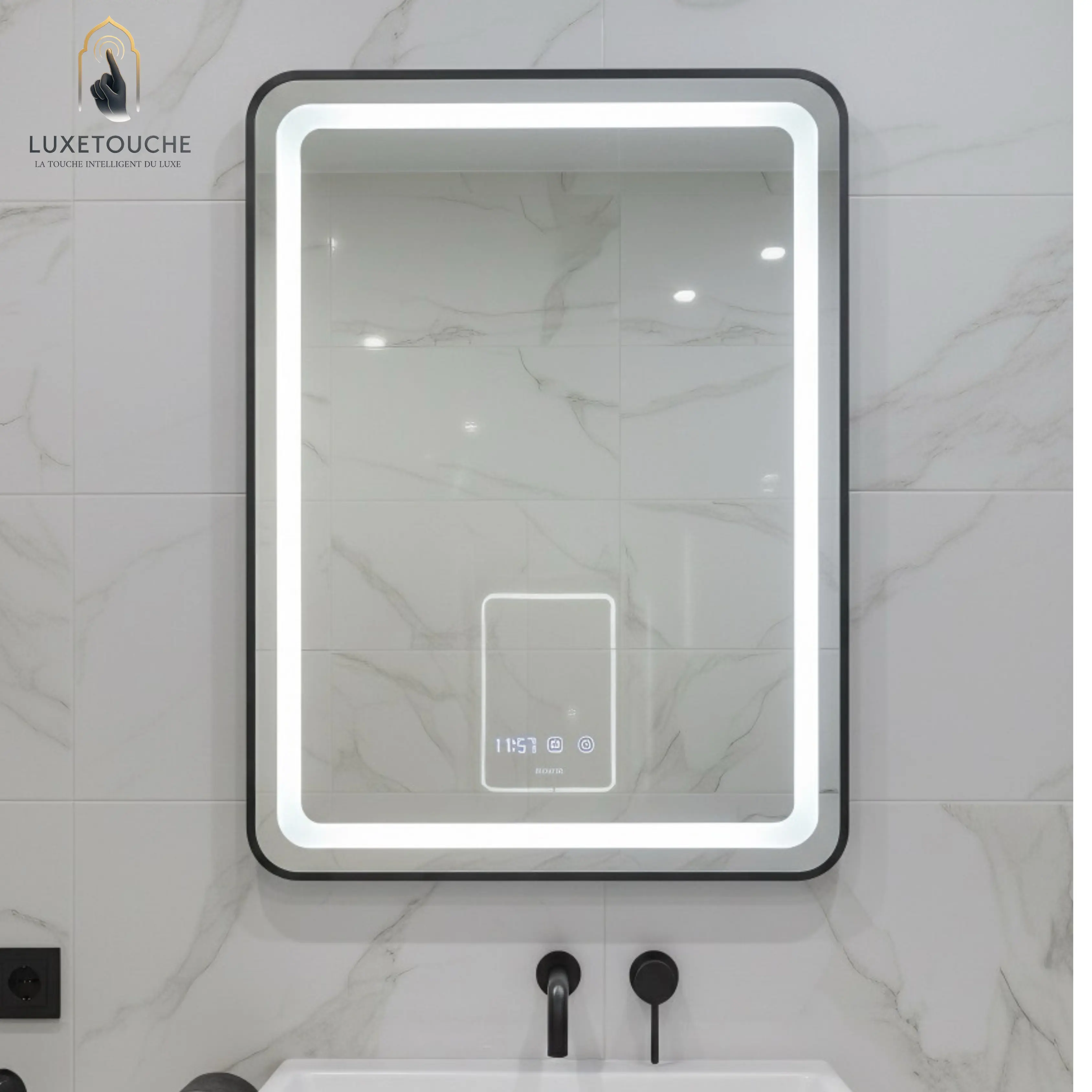 Miroir LED Sorrento Verticale – Design Italien Moderne ✨
