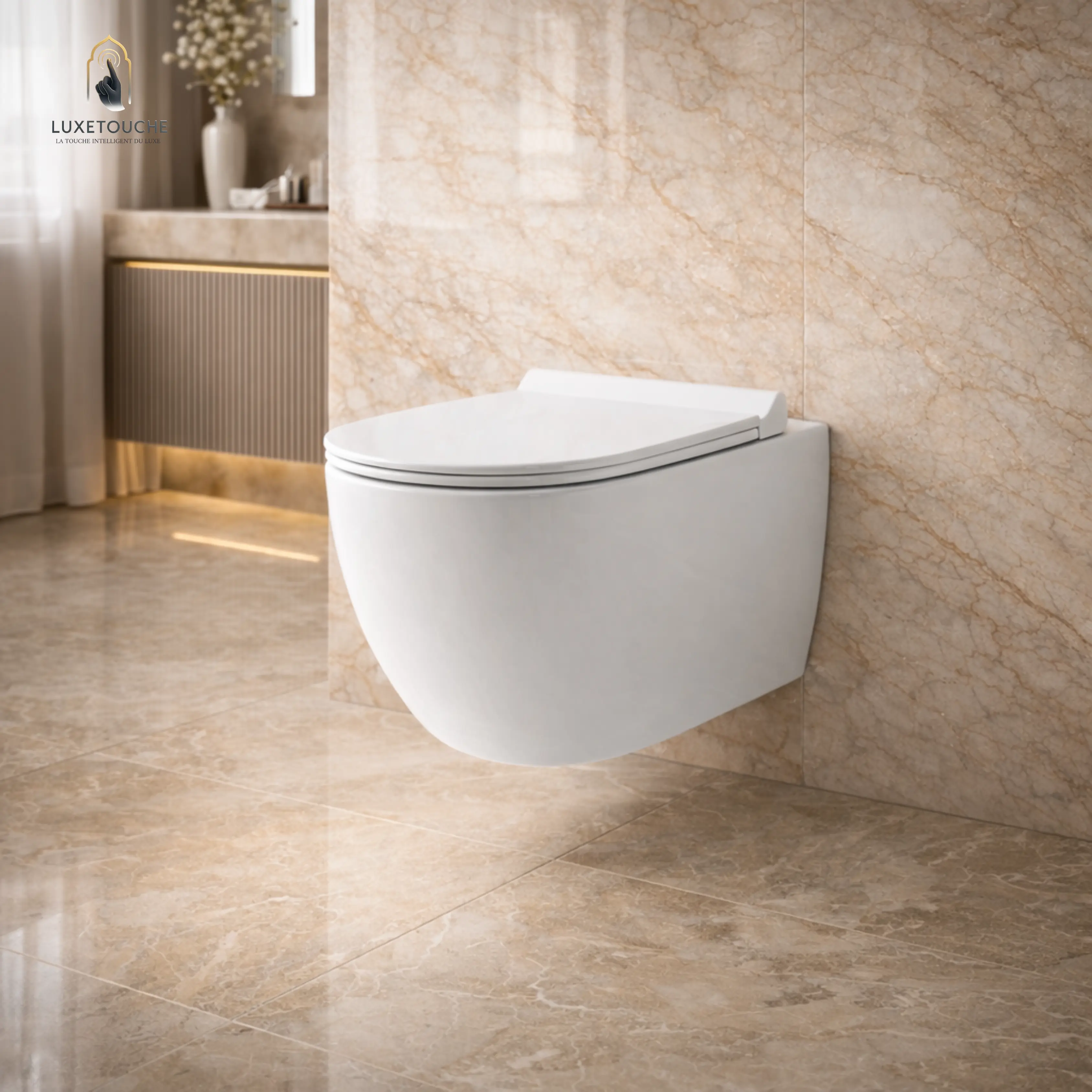 WC Suspendu ronde SORRENTO – Design Moderne & Élégance Minimaliste