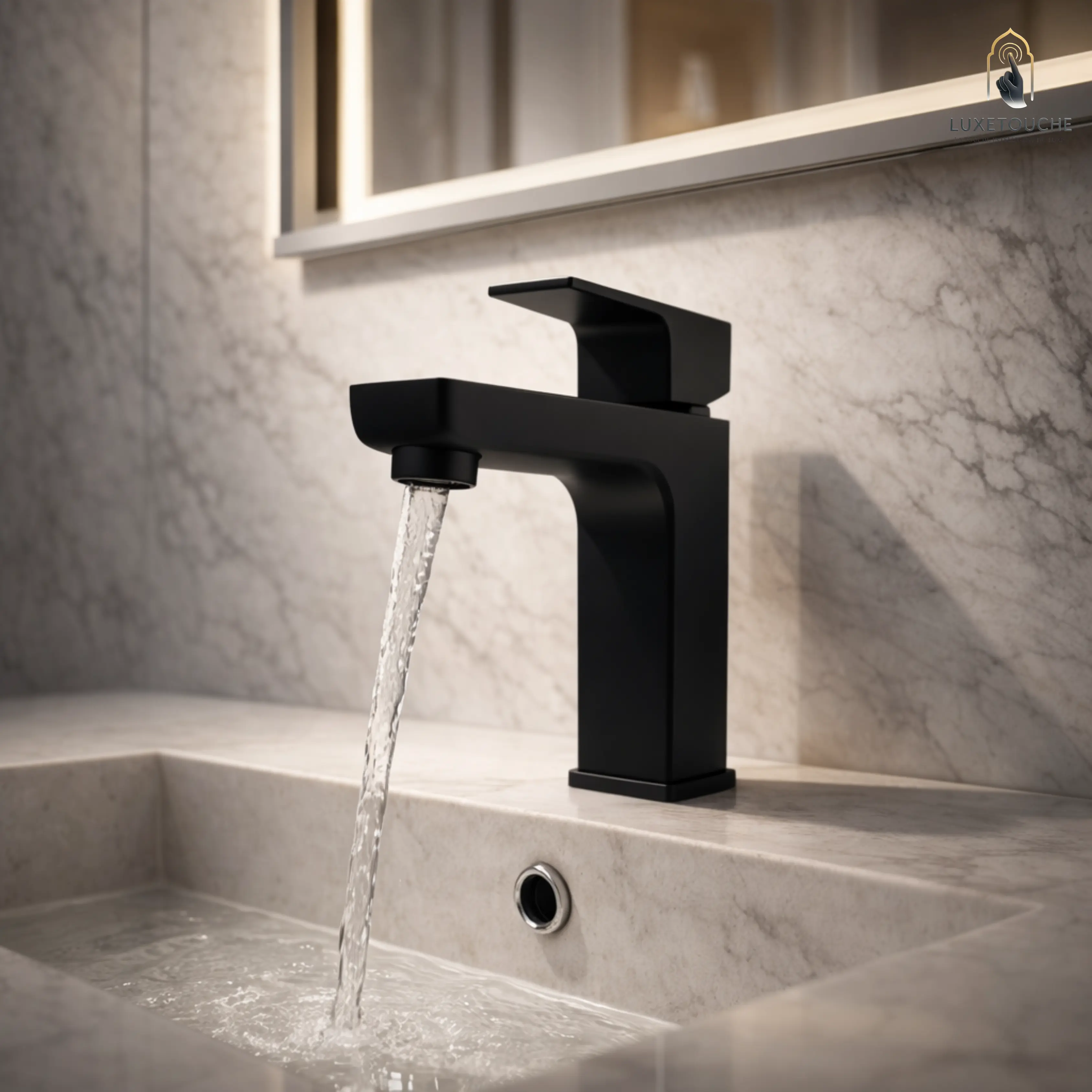 Robinet Rovoski Lavabo – Mitigeur Design Moderne Salle de Bain