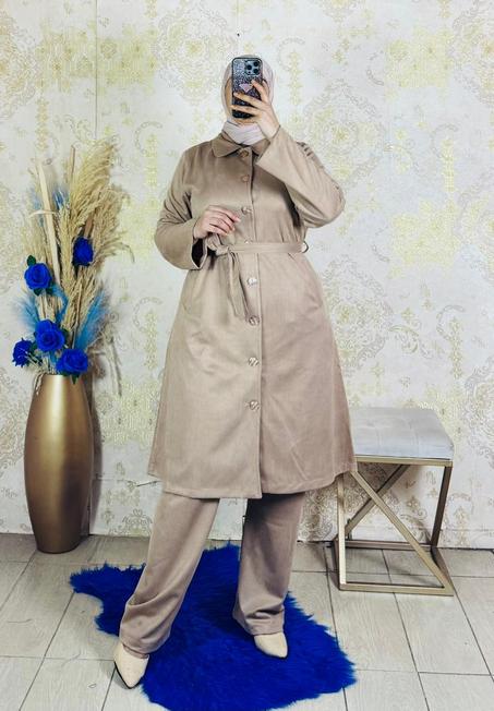 انصومبل بالسروال طويل 2 قطعة