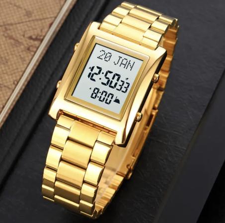 ساعة اسلامية تحديد القبلة ومواعيد الصلاة أصلية فخمة