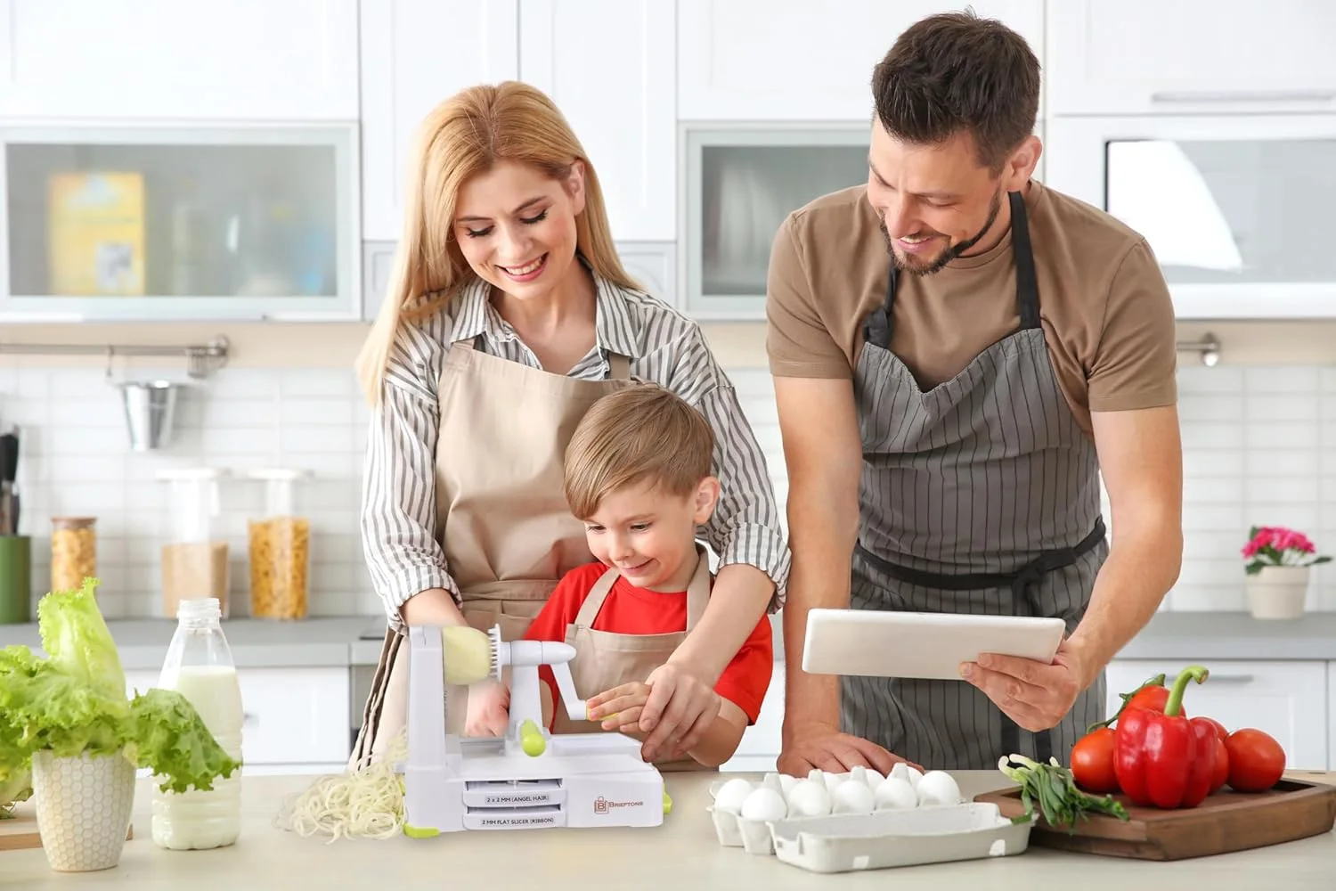 Brieftons 10-Blade Vegetable Spiralizer