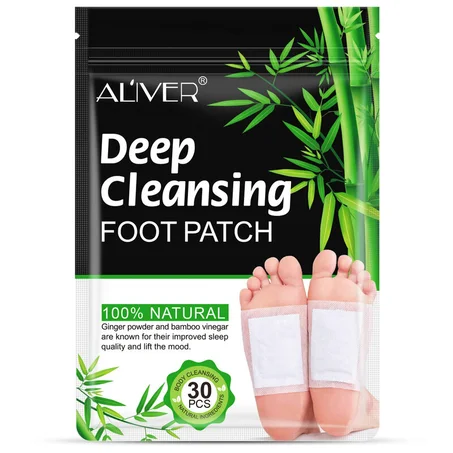 30 pièces patchs détox naturels pour le bien-être, à base de plantes, bambou, gingembre, nettoyage en profondeur