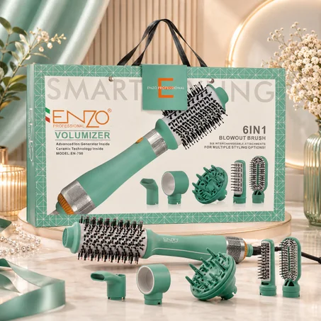 Enzo Brosse Soufflante EN 750 Volumizer 6-en-1