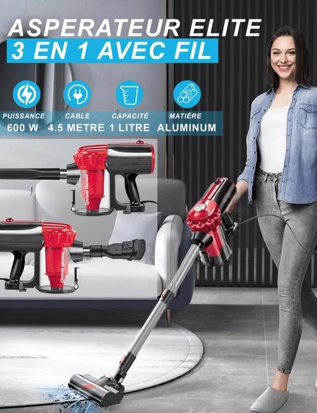 مكنسة كهربائية بجودة عالية