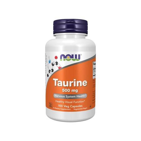 Taurine, 500 mg, 100 capsules végétales