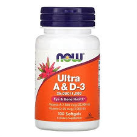 ULTRA A & D3 NOW 100 softgels