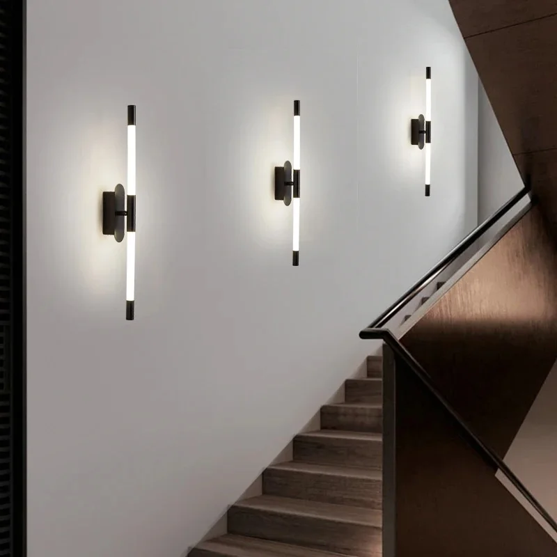 Applique Murale LED Tubulaire – Design Minimaliste Moderne