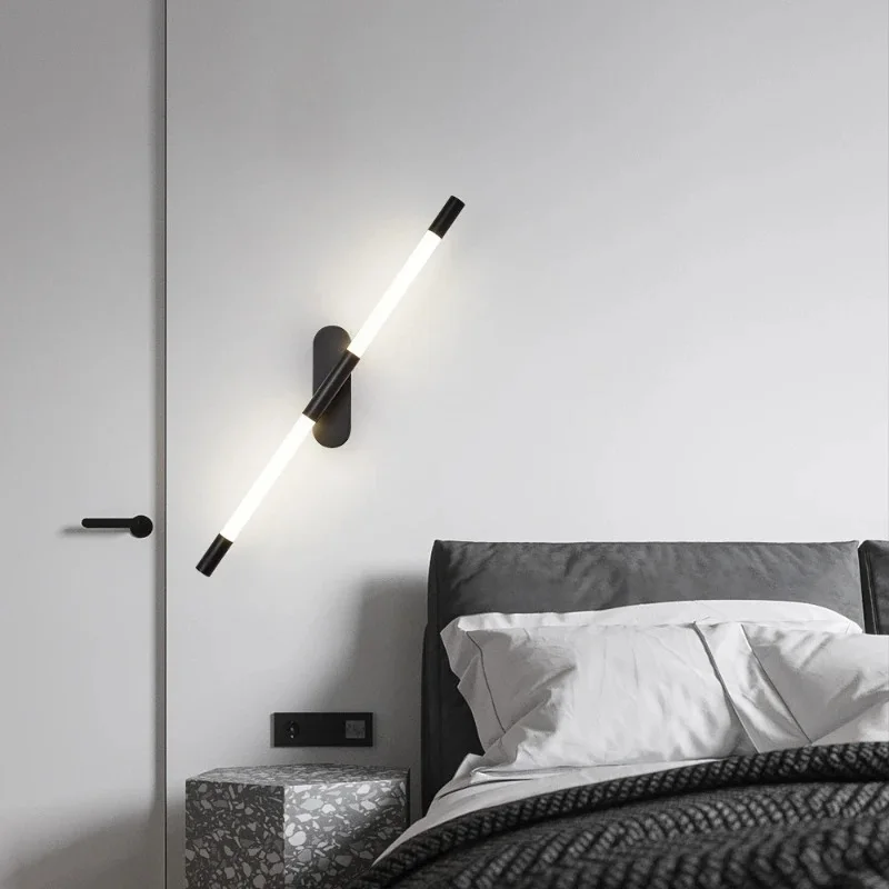 Applique Murale LED Tubulaire – Design Minimaliste Moderne