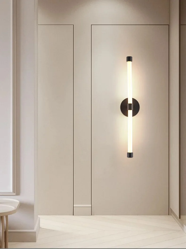 Applique Murale LED Tubulaire – Design Minimaliste Moderne