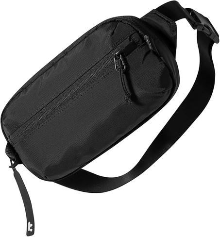 tomtoc Bolso bandolera de 1.5L con bloqueo RFID, bolsa cruzada minimalista en el pecho para hombres y mujeres, resistente al agua, ligera, casual, para viajes, uso diario