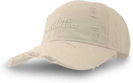 Gorra de béisbol vintage lavada, 100 % algodón, ajustable, unisex, rasgada, estilo urbano