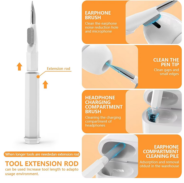 قلم التنظيف المتعدد الوظائف - لتنظيف الأجهزة الإلكترونية بدقة وفعالية!