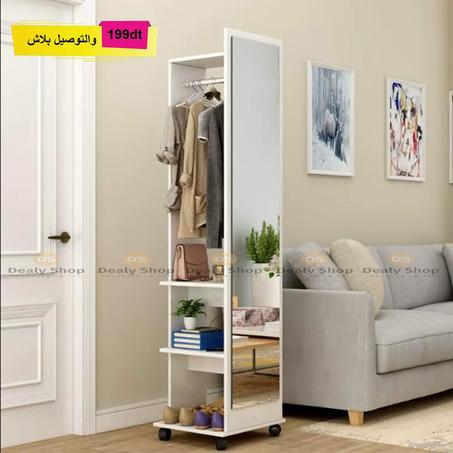 Grand Miroir Mobile Multifonction 3en1