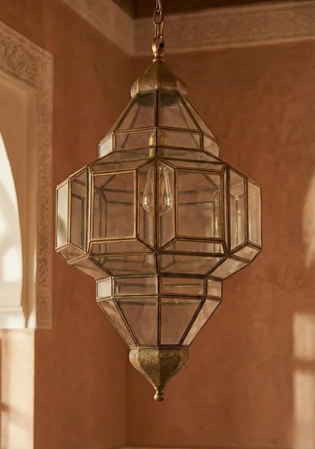 Lustre Marrocaine  En Verre