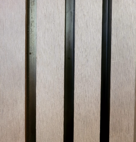 bardage MDF teak PVC