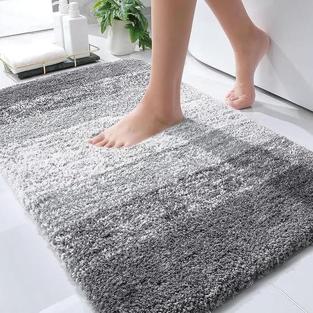Extra Soft Absorbent Microfiber Bath Rugs