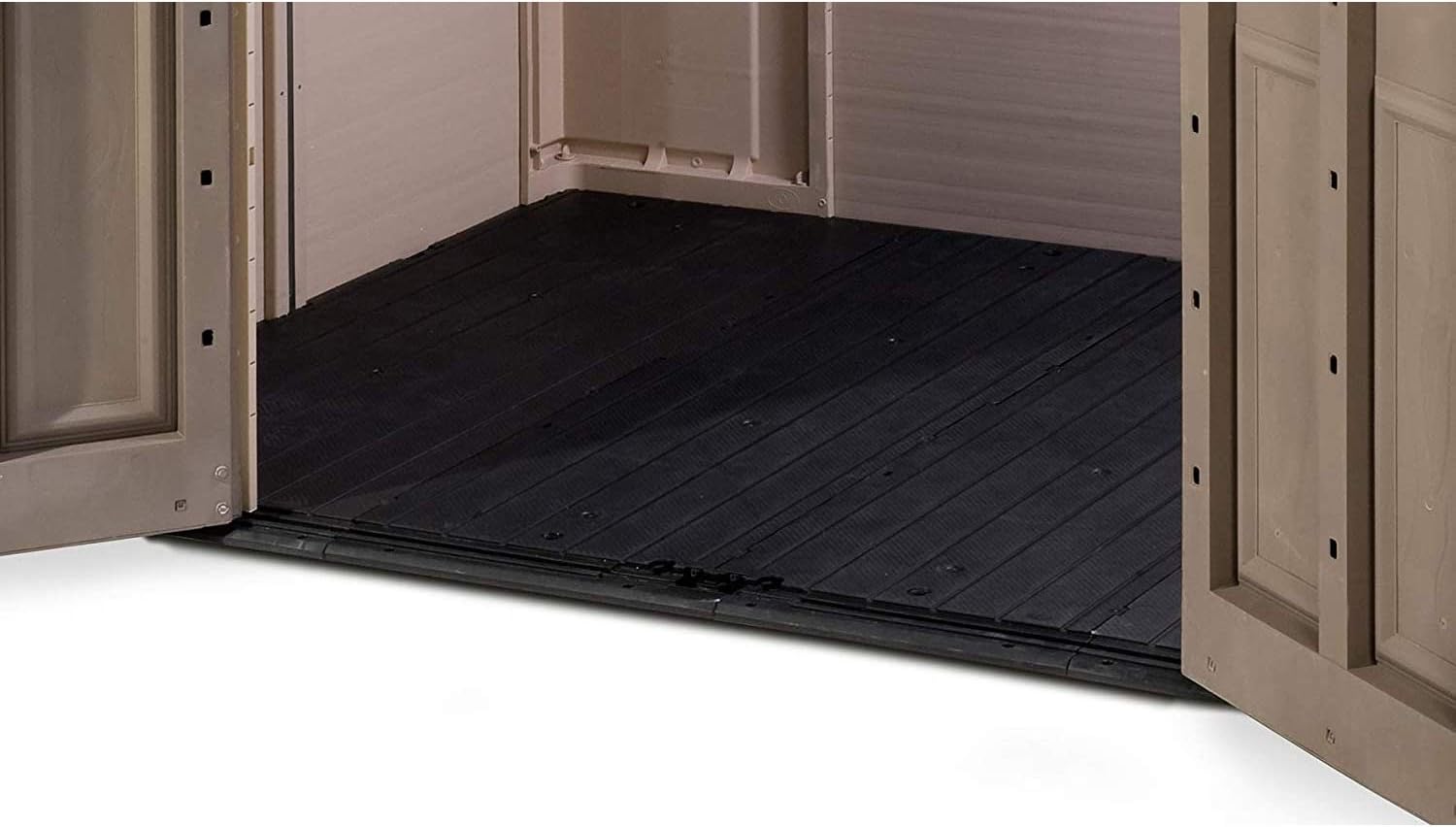 Keter Factor 6x6 Large Resin Outdoor Storage Shed for Patio Furniture, Lawn Mower, and Bike Storage