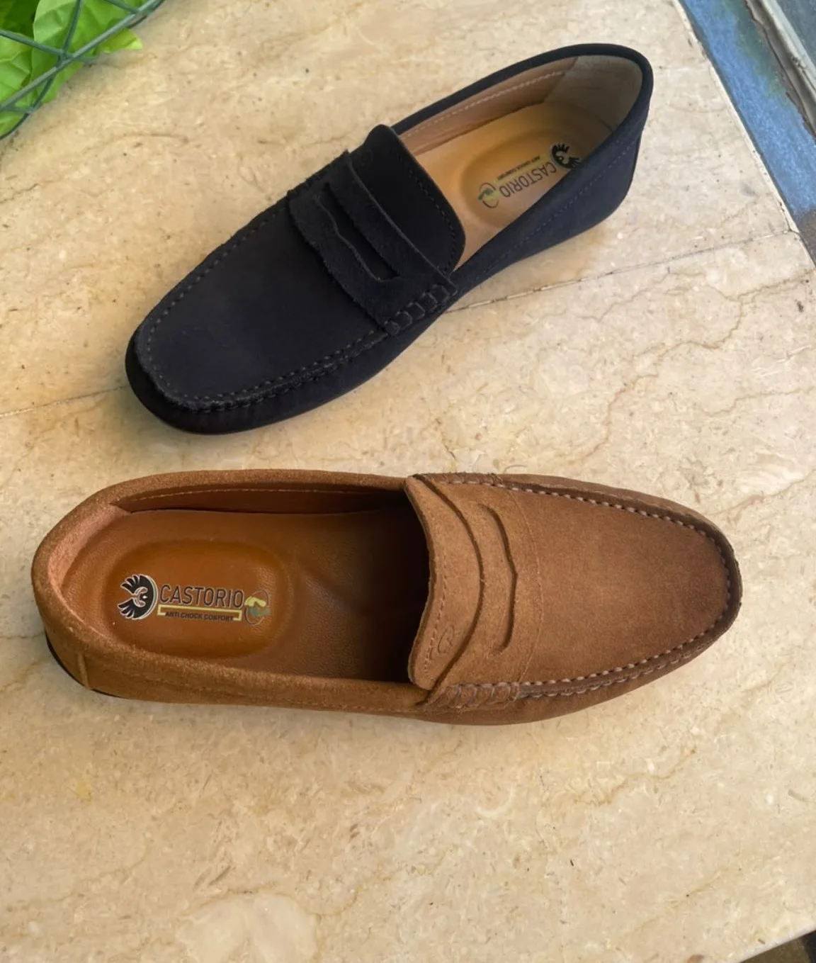 Mocassin Premium en Daim Véritable