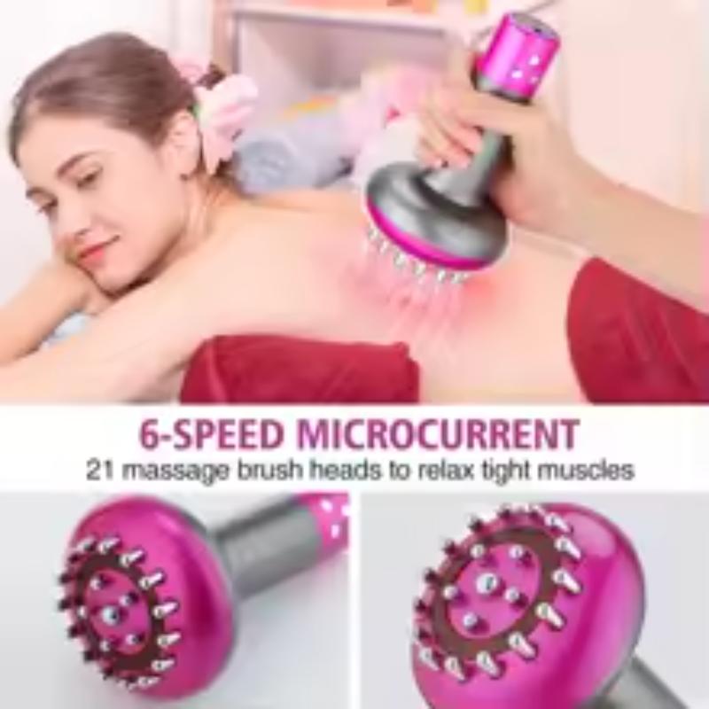 Guasha Body Massager – Heating & Lymphatic Detox Scraping Brush