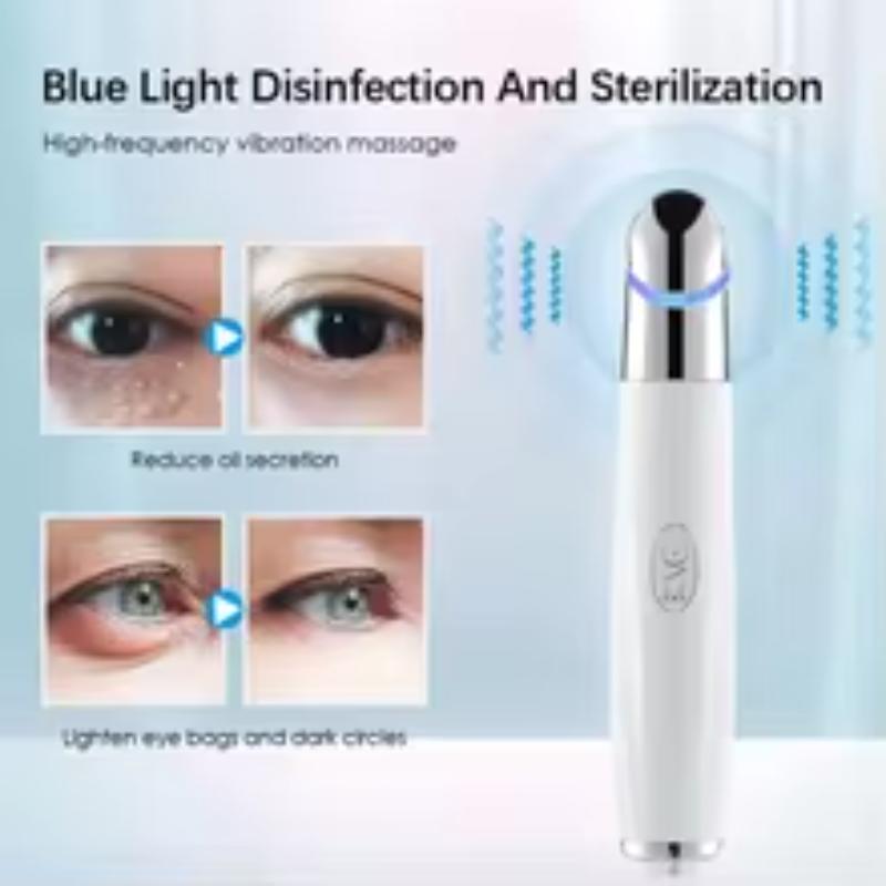 LumiEye™ 5‑in‑1 Eye Beauty Wand – LED Red Light Therapy & EMS Vibrating Massager for Dark Circles & Puffiness