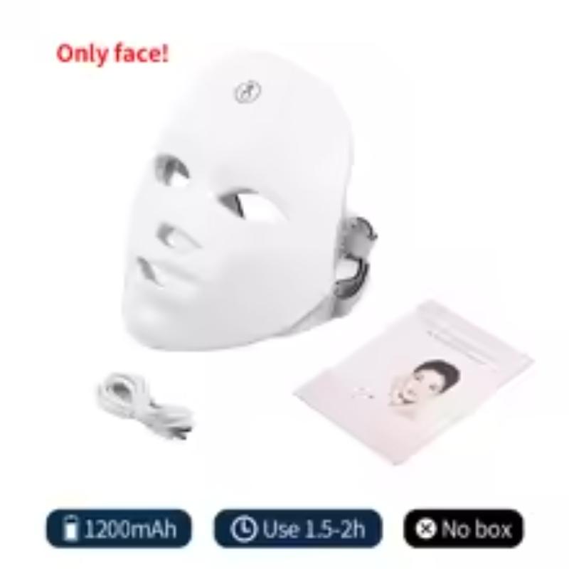 LumiGlow™ 7-Color Wireless LED Face & Neck Mask – Skin Rejuvenation & Anti-Aging Therapy