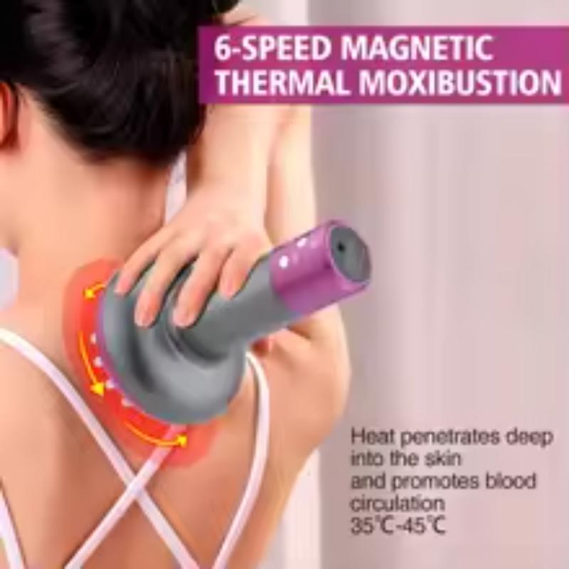 Guasha Body Massager – Heating & Lymphatic Detox Scraping Brush