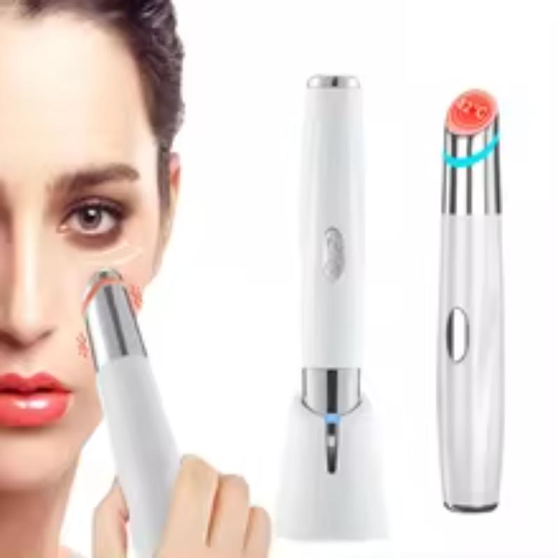 LumiEye™ 5‑in‑1 Eye Beauty Wand – LED Red Light Therapy & EMS Vibrating Massager for Dark Circles & Puffiness