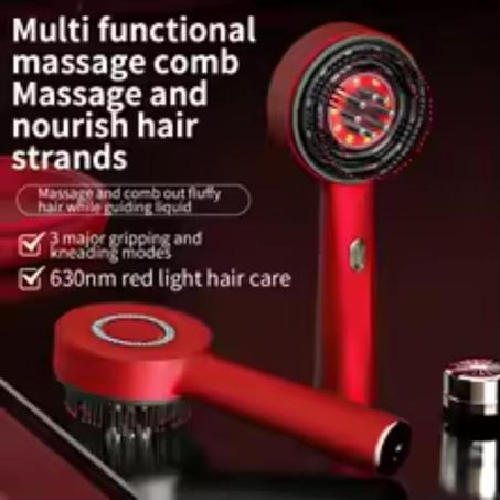Electric Scalp Massager Comb – Microcurrent Hair Stimulation Brush