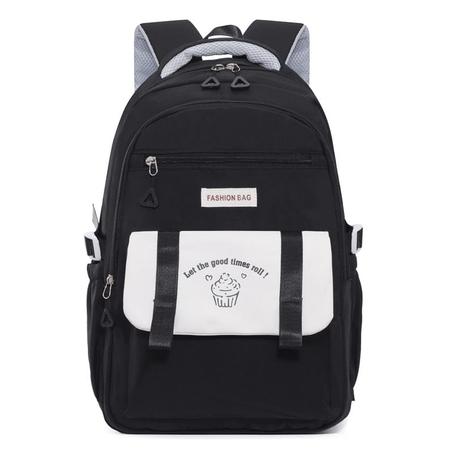 حقائب مدرسية كبيرة السعة  : أسود، أزرق