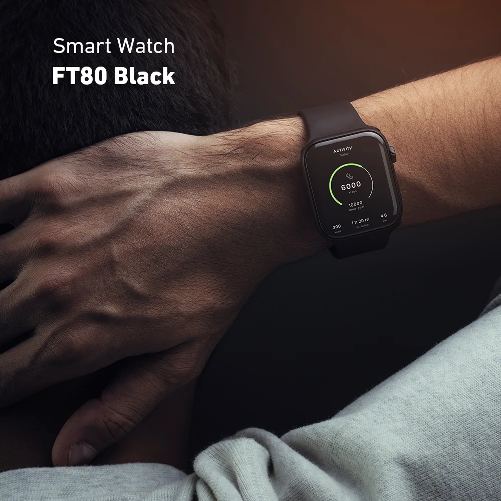 Smart Watch ft80 Black