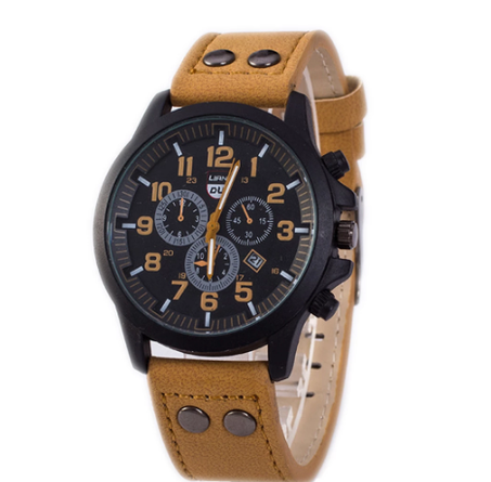 حزام الأعمال الموضة ساعة كوارتز