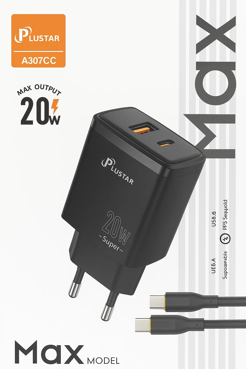 Plustar 20W Fast Charger