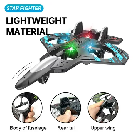 طائرة المقاتلة الذكية Star Fighter - تحكم عن بعد 2.4 جيجا هرتز مع إضاءة LED